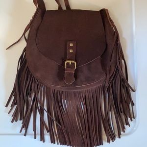 Bethany Mota leather fridge crossbody bag
